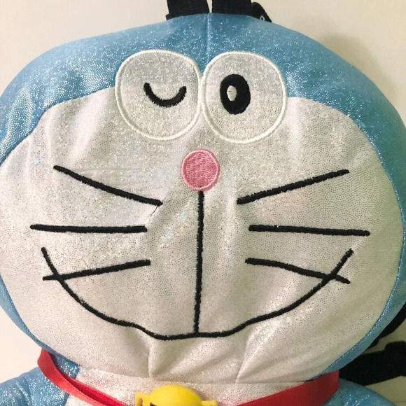 Doraemon Plush Backpack 12 Inch  Tall Kids Bag - Picture 2 of 16